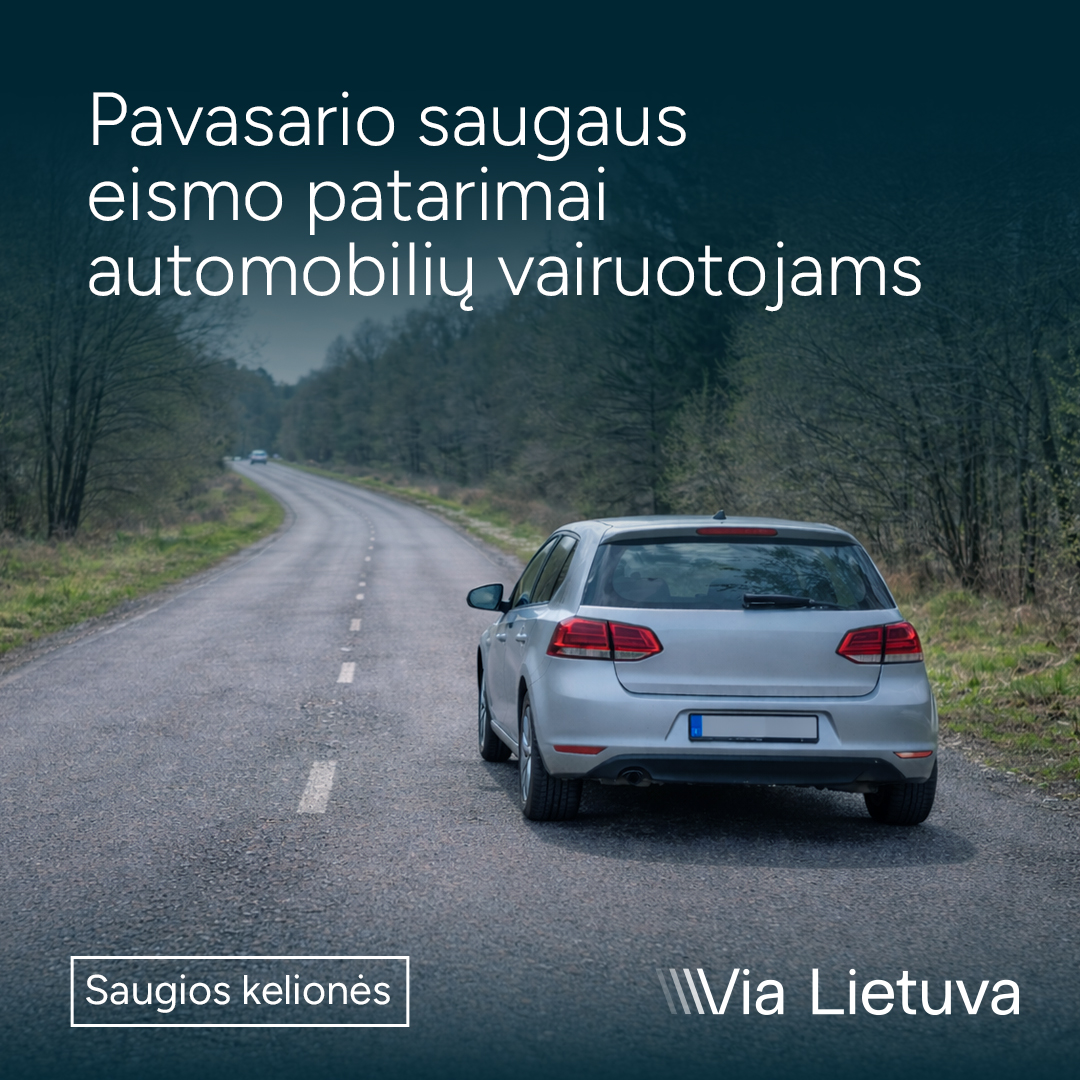 Nuo balandžio 1-osios – svarbūs pokyčiai kelyje: didėja greitis, prasideda vasarinių padangų sezonas