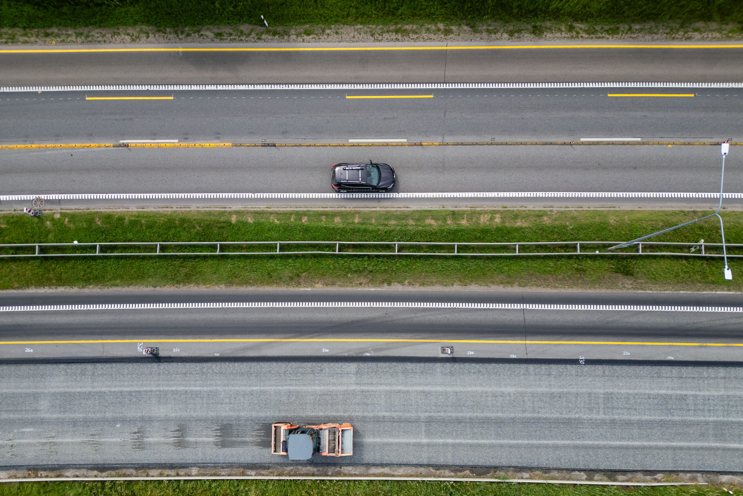 A1 automagistralėje ties Gargždais pradedami kelio remonto darbai