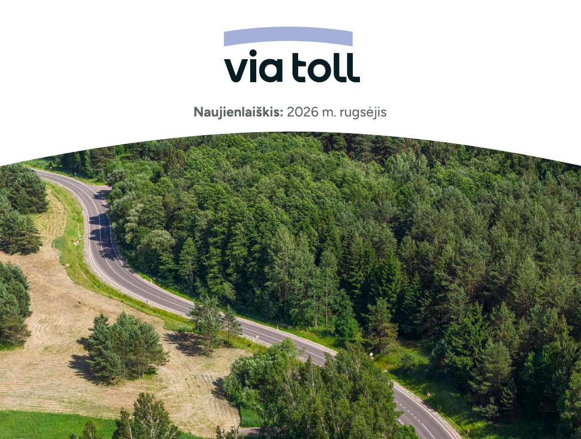 „Via Toll“ projekto rugsėjo mėn. naujienlaiškis