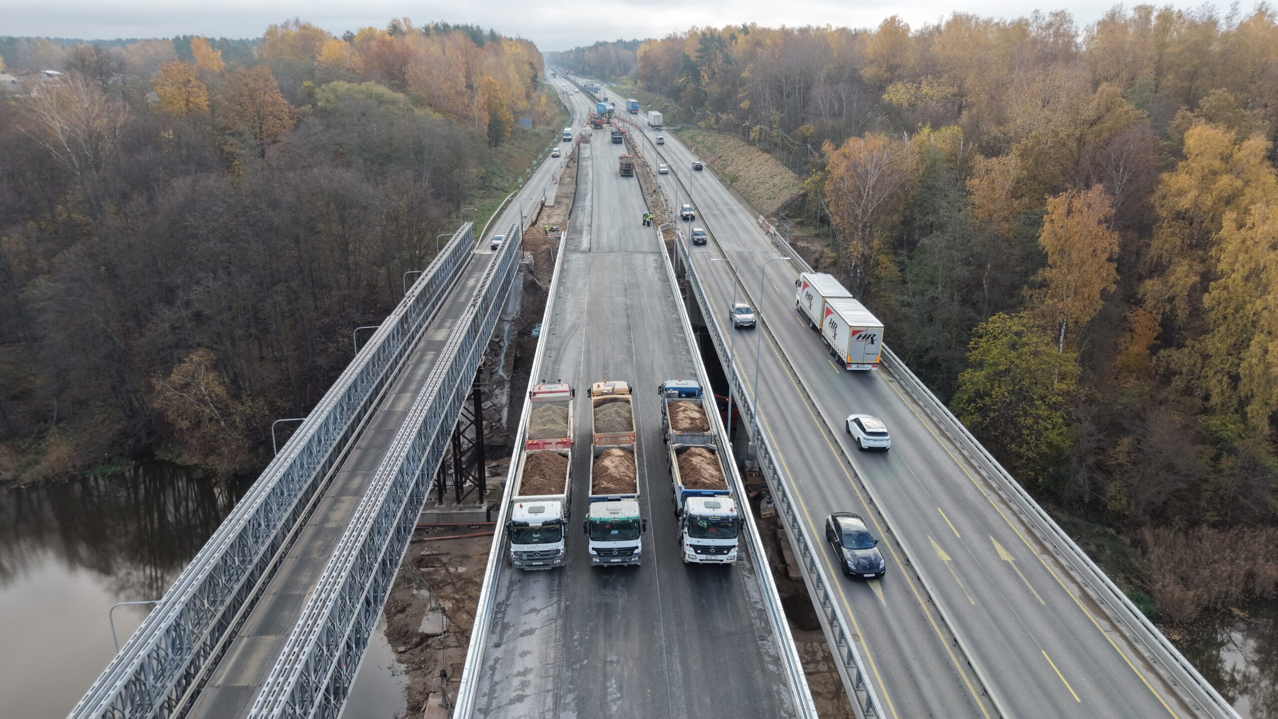 „Via Lietuva“: per Kruną eismas bus nukreiptas naujais tiltais, tačiau darbai tęsis
