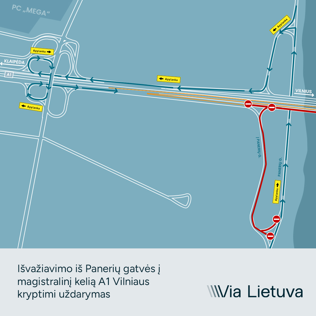 „Via Lietuva“: Kleboniškio tilto remonto zonoje keičiamas eismo organizavimas – siekiama užtikrinti saugesnes sąlygas vairuotojams